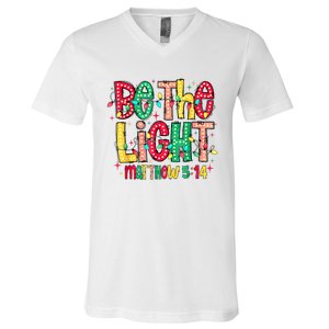 Be The Light Matthew Christian Witness V-Neck T-Shirt