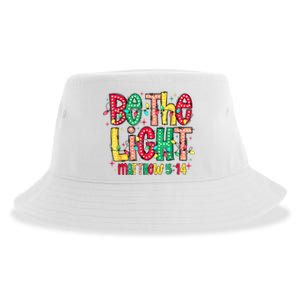 Be The Light Matthew Christian Witness Sustainable Bucket Hat