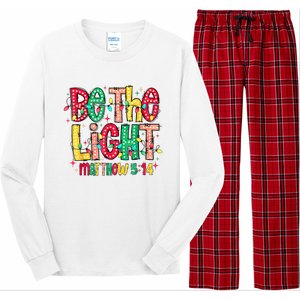 Be The Light Matthew Christian Witness Long Sleeve Pajama Set