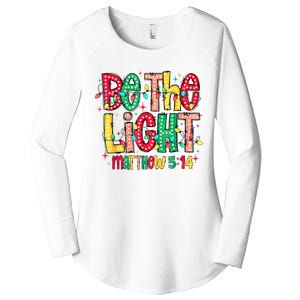 Be The Light Matthew Christian Witness Women's Perfect Tri Tunic Long Sleeve Shirt