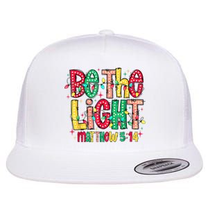 Be The Light Matthew Christian Witness Flat Bill Trucker Hat