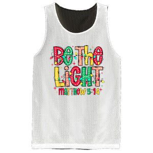 Be The Light Matthew Christian Witness Mesh Reversible Basketball Jersey Tank