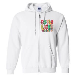 Be The Light Matthew Christian Witness Full Zip Hoodie