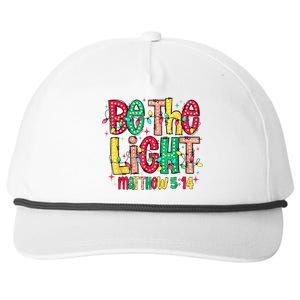 Be The Light Matthew Christian Witness Snapback Five-Panel Rope Hat