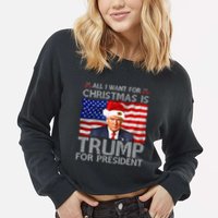 Banyan Tree Lahaina Maui Hawaii  Cropped Pullover Crew