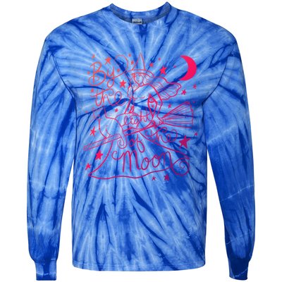 By The Light Of The Moon Witch Gift Tie-Dye Long Sleeve Shirt