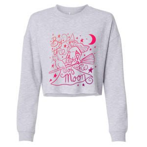 By The Light Of The Moon Witch Gift Cropped Pullover Crew