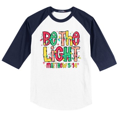 Be The Light Matthew Christian Witness Baseball Sleeve Shirt