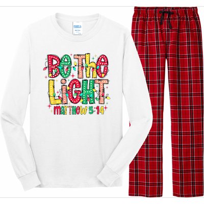 Be The Light Matthew Christian Witness Long Sleeve Pajama Set