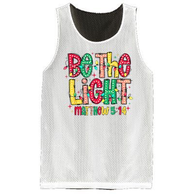 Be The Light Matthew Christian Witness Mesh Reversible Basketball Jersey Tank