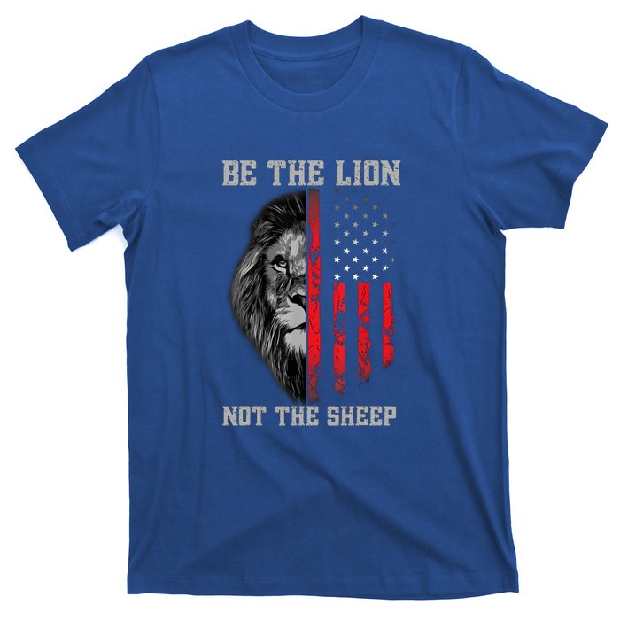 Be The Lion American Flag Vintage T-Shirt