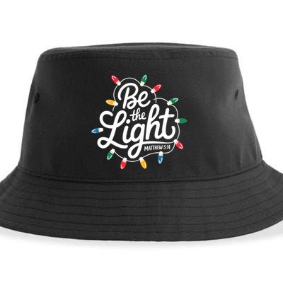 Be The Light Christmas Matthew 5:14 Sustainable Bucket Hat