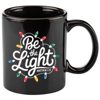 Be The Light Christmas Matthew 5:14 11oz C Handle Ceramic Mug