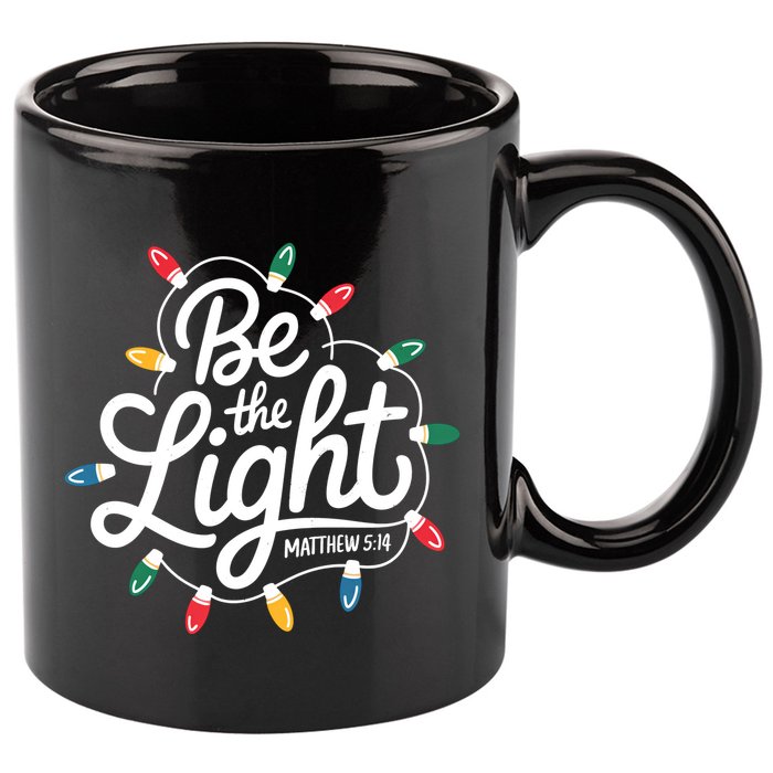 Be The Light Christmas Matthew 5:14 11oz C Handle Ceramic Mug
