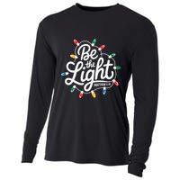 Be The Light Christmas Matthew 5:14 Cooling Performance Long Sleeve Crew