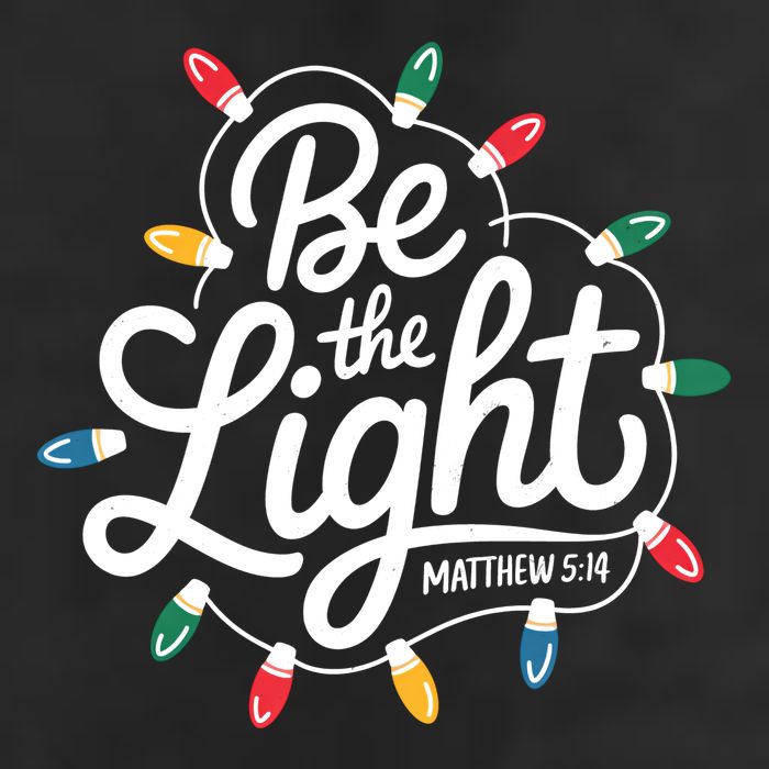 Be The Light Christmas Matthew 5:14 Hat