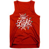 Be The Light Christmas Matthew 5:14 Tank Top