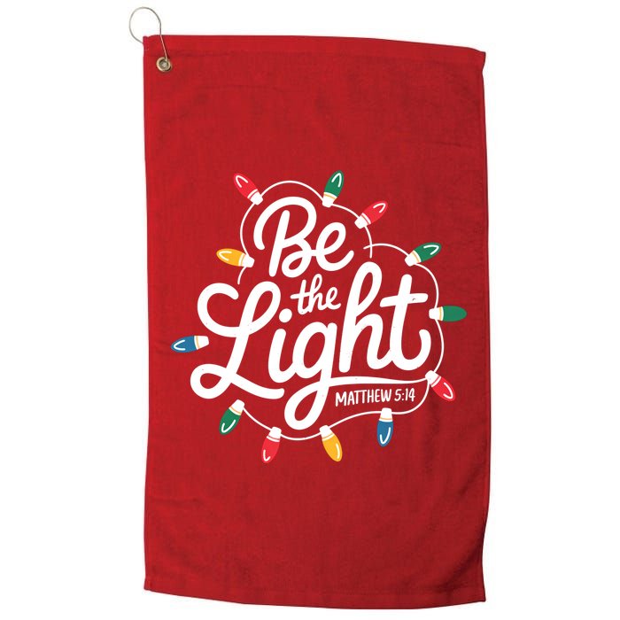 Be The Light Christmas Matthew 5:14 Golf Towel