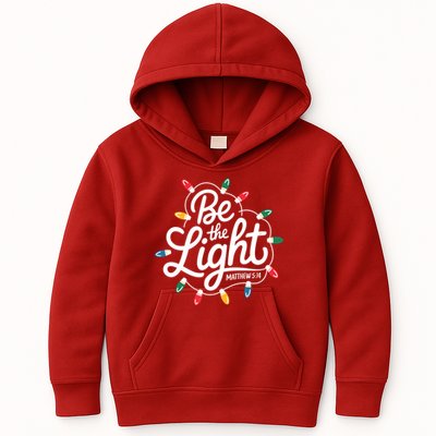 Be The Light Christmas Matthew 5:14 Kids Hoodie