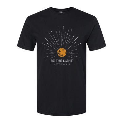 Be The Light Vintage Bible Verse Christian Jesus Faith Gift Softstyle CVC T-Shirt