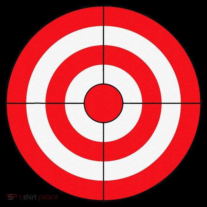BullsEye Target Lazy DIY Halloween Costume Darts Shooting Performance Shirt