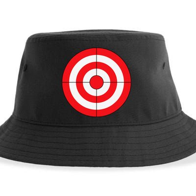 BullsEye Target Lazy DIY Halloween Costume Darts Shooting Sustainable Bucket Hat