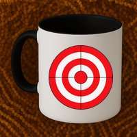 BullsEye Target Lazy DIY Halloween Costume Darts Shooting Mug