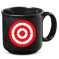 BullsEye Target Lazy DIY Halloween Costume Darts Shooting 15oz Campfire Ceramic Mug