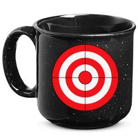 BullsEye Target Lazy DIY Halloween Costume Darts Shooting 15oz Campfire Ceramic Mug