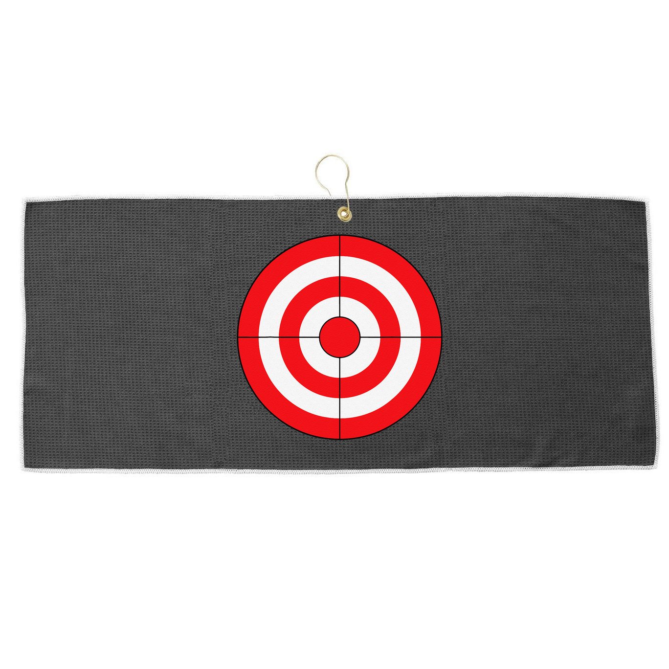 BullsEye Target Lazy DIY Halloween Costume Darts Shooting Large Microfiber Waffle Golf Towel