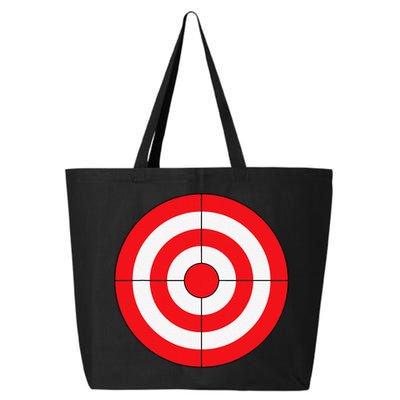 BullsEye Target Lazy DIY Halloween Costume Darts Shooting 25L Jumbo Tote
