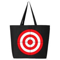 BullsEye Target Lazy DIY Halloween Costume Darts Shooting 25L Jumbo Tote