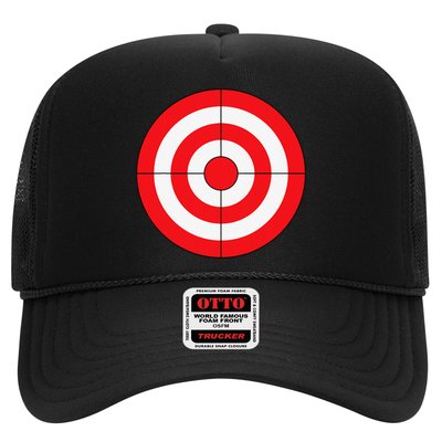 BullsEye Target Lazy DIY Halloween Costume Darts Shooting Trucker Hat