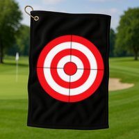 BullsEye Target Lazy DIY Halloween Costume Darts Shooting Golf Towel