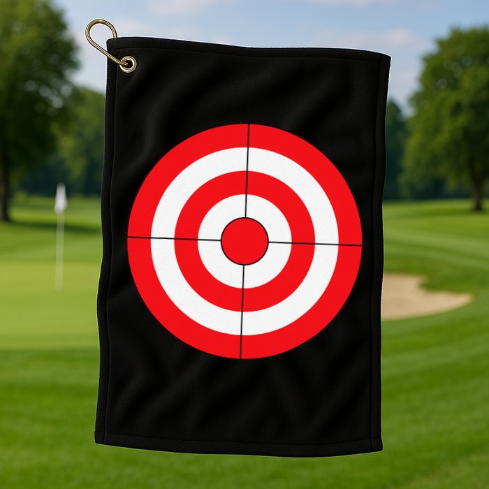 BullsEye Target Lazy DIY Halloween Costume Darts Shooting Golf Towel