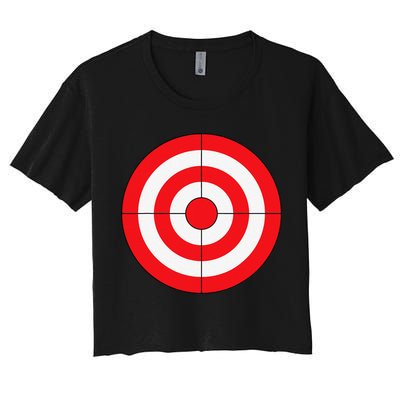 BullsEye Target Lazy DIY Halloween Costume Darts Shooting Crop Top