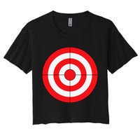 BullsEye Target Lazy DIY Halloween Costume Darts Shooting Crop Top