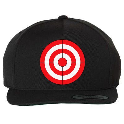 BullsEye Target Lazy DIY Halloween Costume Darts Shooting Wool Snapback Cap