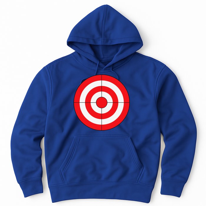 BullsEye Target Lazy DIY Halloween Costume Darts Shooting Hoodie