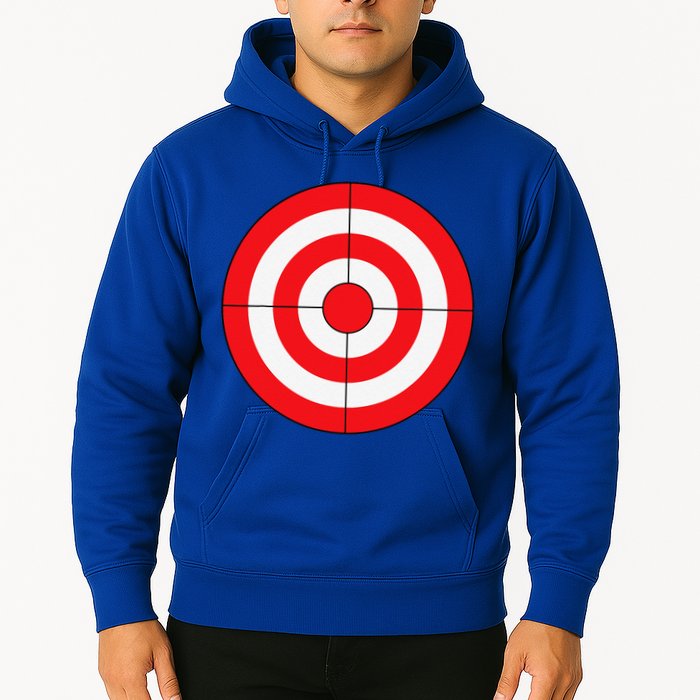 BullsEye Target Lazy DIY Halloween Costume Darts Shooting Hoodie