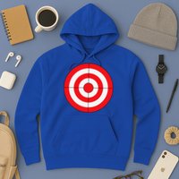 BullsEye Target Lazy DIY Halloween Costume Darts Shooting Hoodie