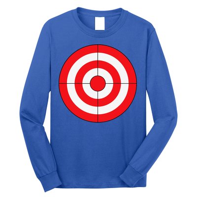 BullsEye Target Lazy DIY Halloween Costume Darts Shooting Long Sleeve Shirt