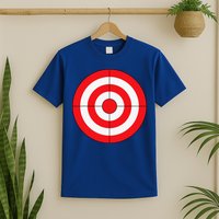 BullsEye Target Lazy DIY Halloween Costume Darts Shooting T-Shirt