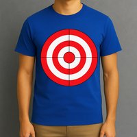 BullsEye Target Lazy DIY Halloween Costume Darts Shooting T-Shirt