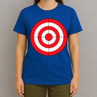 BullsEye Target Lazy DIY Halloween Costume Darts Shooting T-Shirt