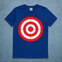 BullsEye Target Lazy DIY Halloween Costume Darts Shooting T-Shirt