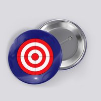 BullsEye Target Lazy DIY Halloween Costume Darts Shooting Button