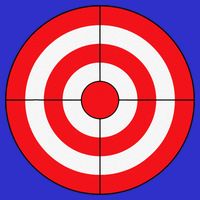 BullsEye Target Lazy DIY Halloween Costume Darts Shooting Button