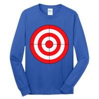 BullsEye Target Lazy DIY Halloween Costume Darts Shooting Tall Long Sleeve T-Shirt