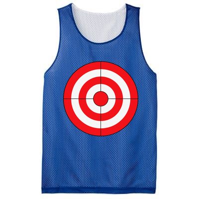 BullsEye Target Lazy DIY Halloween Costume Darts Shooting Mesh Reversible Basketball Jersey Tank